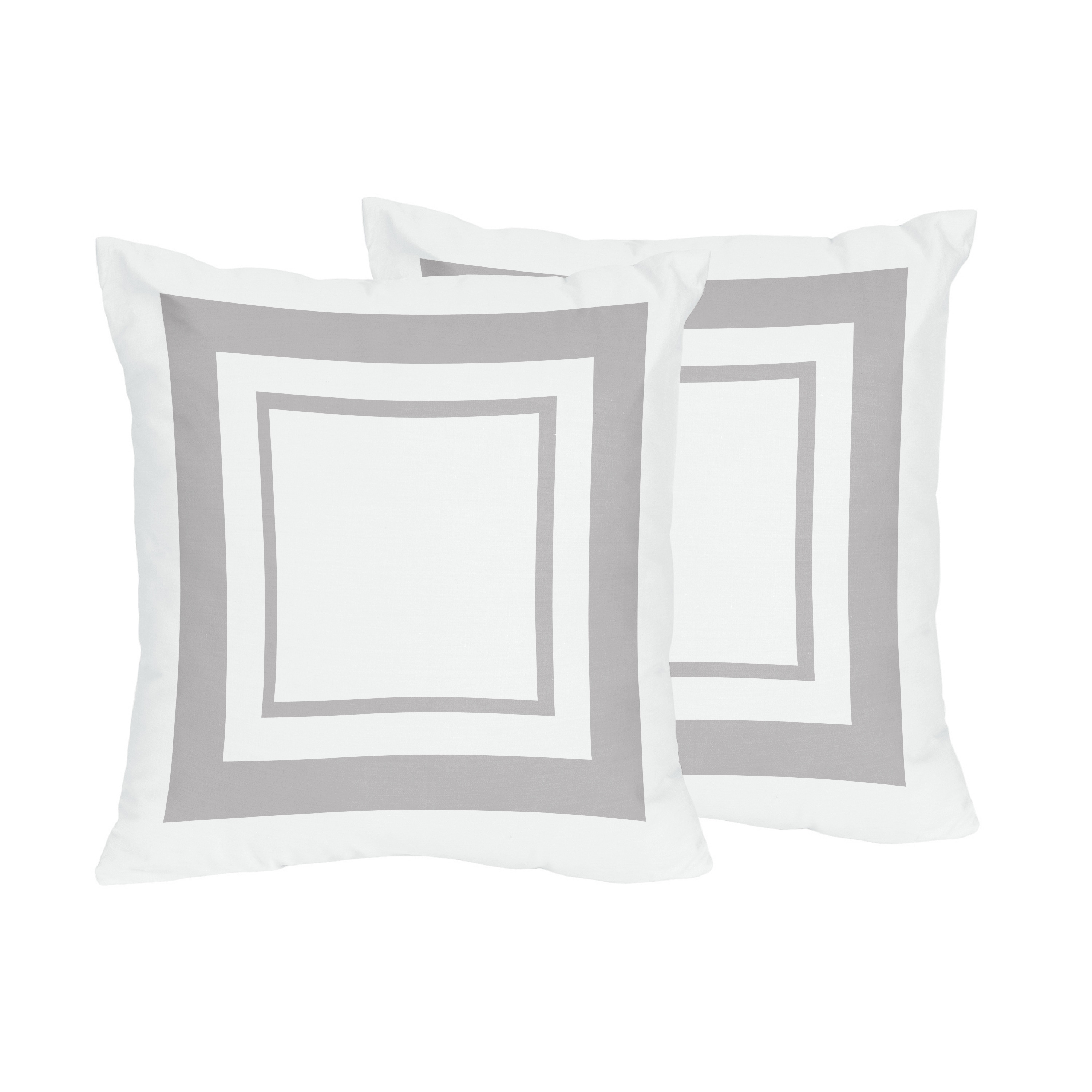 Shop Sweet Jojo Designs White And Grey Hotel Decorative Accent