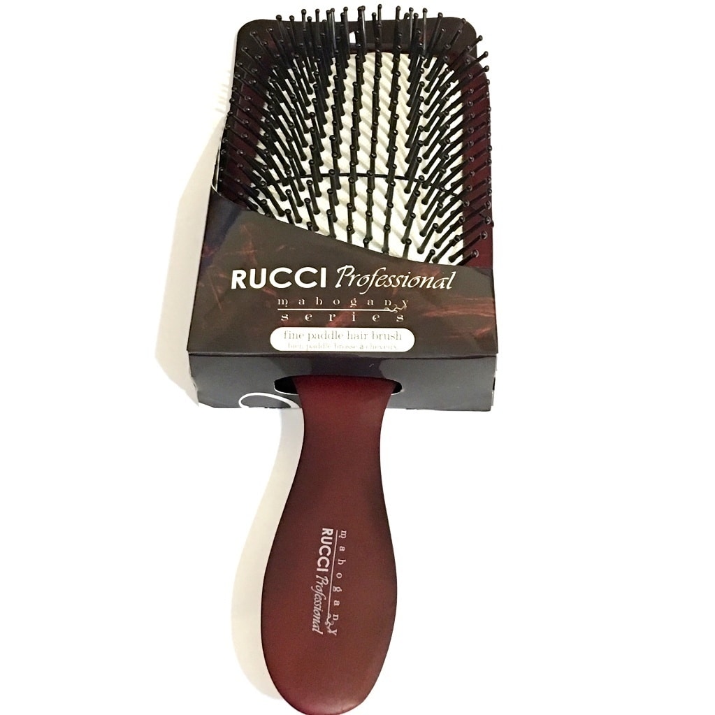 Rucci Mahogany Series Rectangular Hair Brush