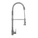 preview thumbnail 1 of 4, Highpoint Collection 27 Inch Modern Stainless Pull-Down Kitchen Faucet