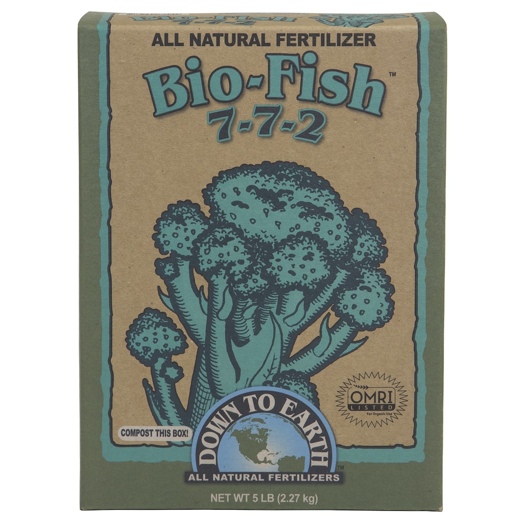 Down to Earth 07842 5-pound Bio-Fish All Natural Fertilizer 7-7-2
