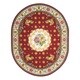 preview thumbnail 2 of 3, Nourison Country Heritage Red Area Rug (7'6 x 9'6 Oval) - 7' 6" x 9' 6"