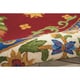 preview thumbnail 4 of 3, Nourison Country Heritage Red Area Rug (7'6 x 9'6 Oval) - 7' 6" x 9' 6"