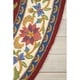 preview thumbnail 5 of 3, Nourison Country Heritage Red Area Rug (7'6 x 9'6 Oval) - 7' 6" x 9' 6"
