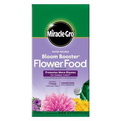 Miracle Gro 146002 4-pound Water Soluble Bloom Booster Flower Food 10-52-10