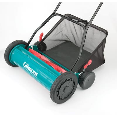 Gilmour RM30 20 Inches Adjustable Hand Reel Mower With Grass Catcher