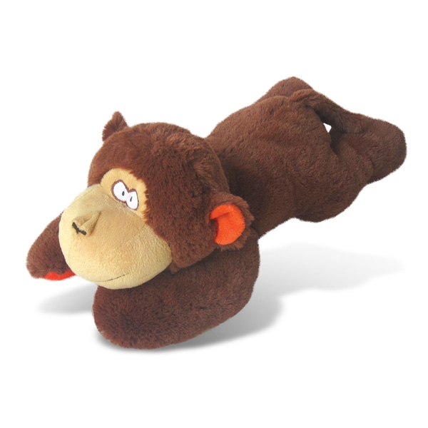 Puzzled Brown Plush Extra-large Monkey Pillow