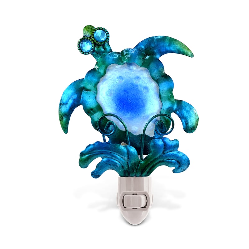 Puzzled Inc. Multicolored Sea Turtle and Seahorse Nightlights