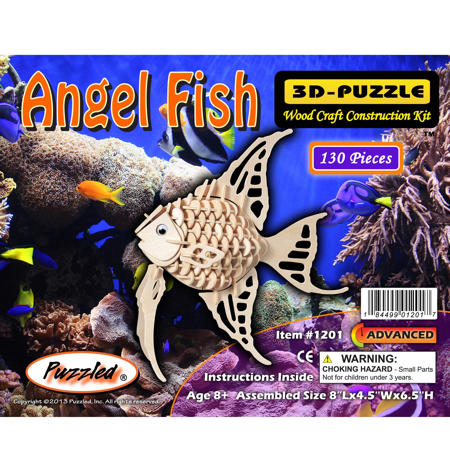 3d fish puzzle