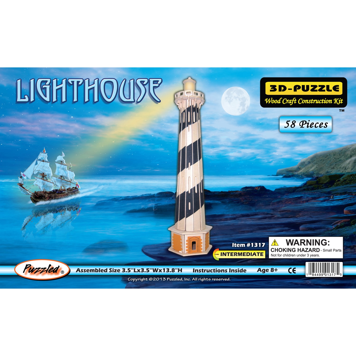 Puzzled Wood 3D Lighthouse Puzzle eBay