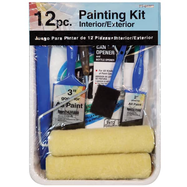 Gam PT03362 12 Piece Roller Paint Kit Bed Bath & Beyond 12414578
