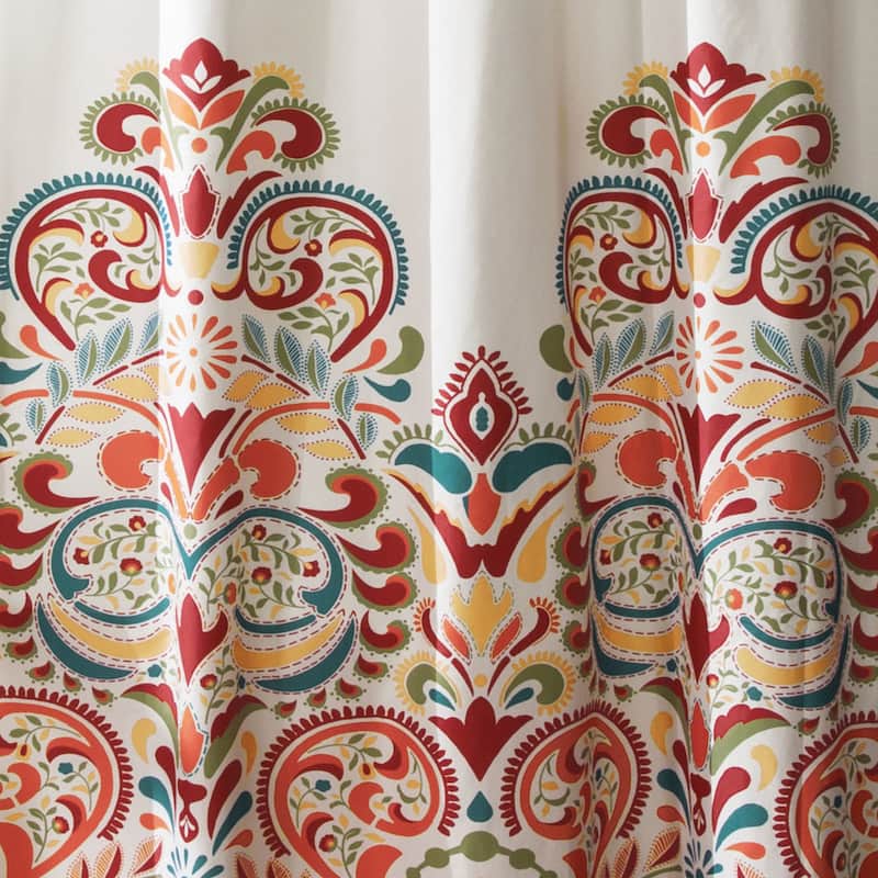 The Curated Nomad Lyon Damask Shower Curtain