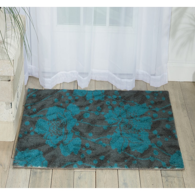 Nourison Luxor Grey Area Rug (2' x 3'4) - 2' x 3' 4"