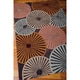 preview thumbnail 3 of 8, Nourison Contour Abstract Oversized Flowers Copper Multicolored Area Rug