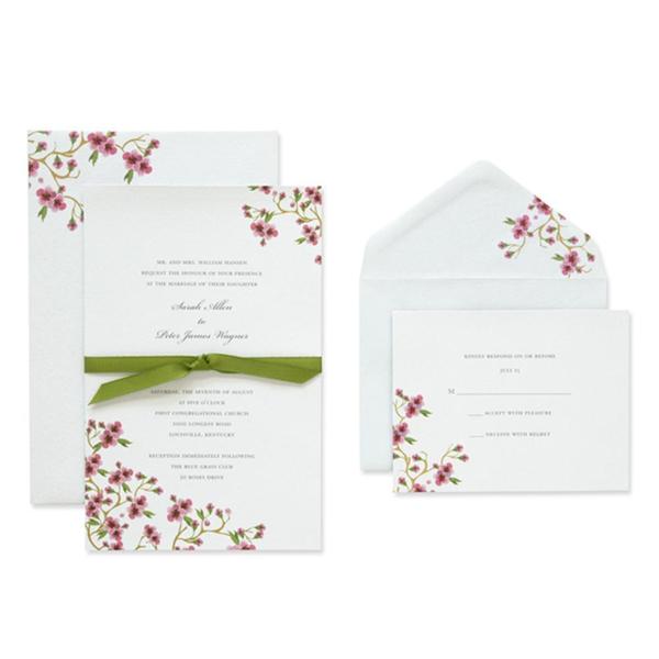 Cherry Blossom Invitation Kit 3