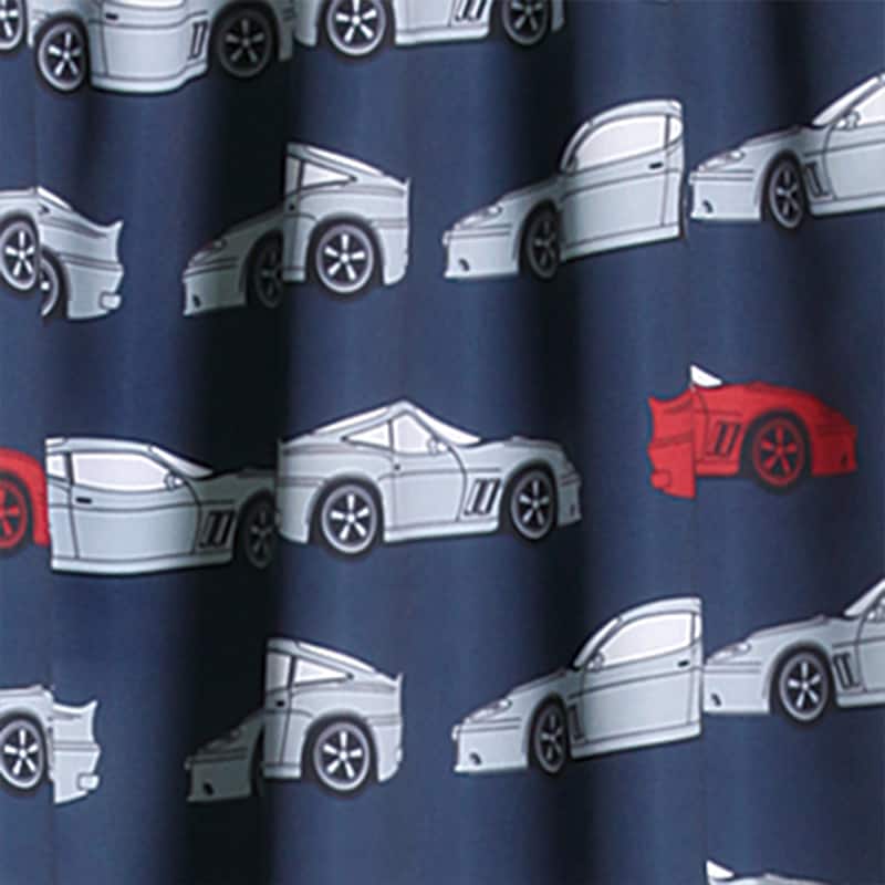 Lush Decor Race Cars Room Darkening Curtain Panel Pair