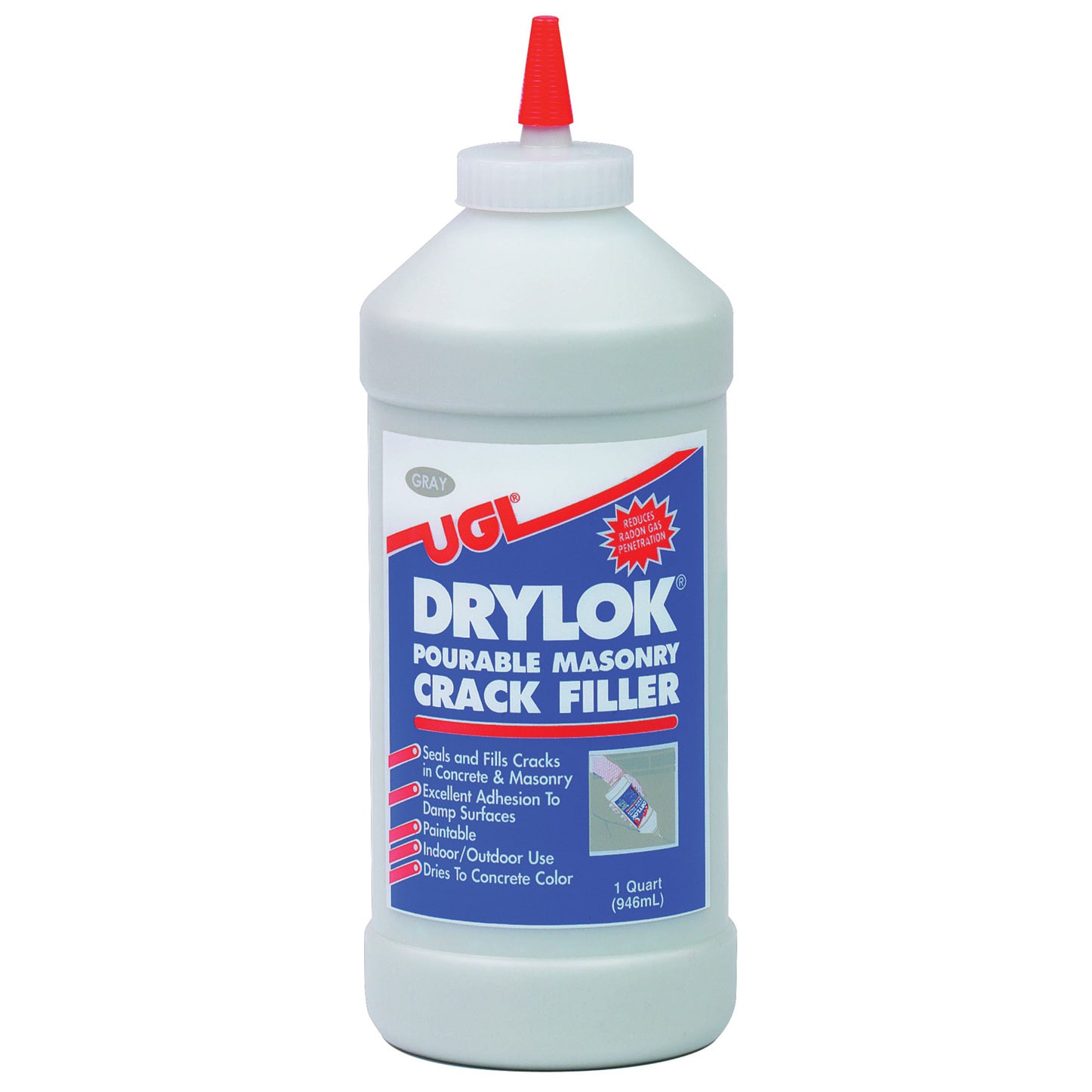 UGL 30512 1 Quart Gray Drylok Pourable Masonry Crack Filler 79941305123