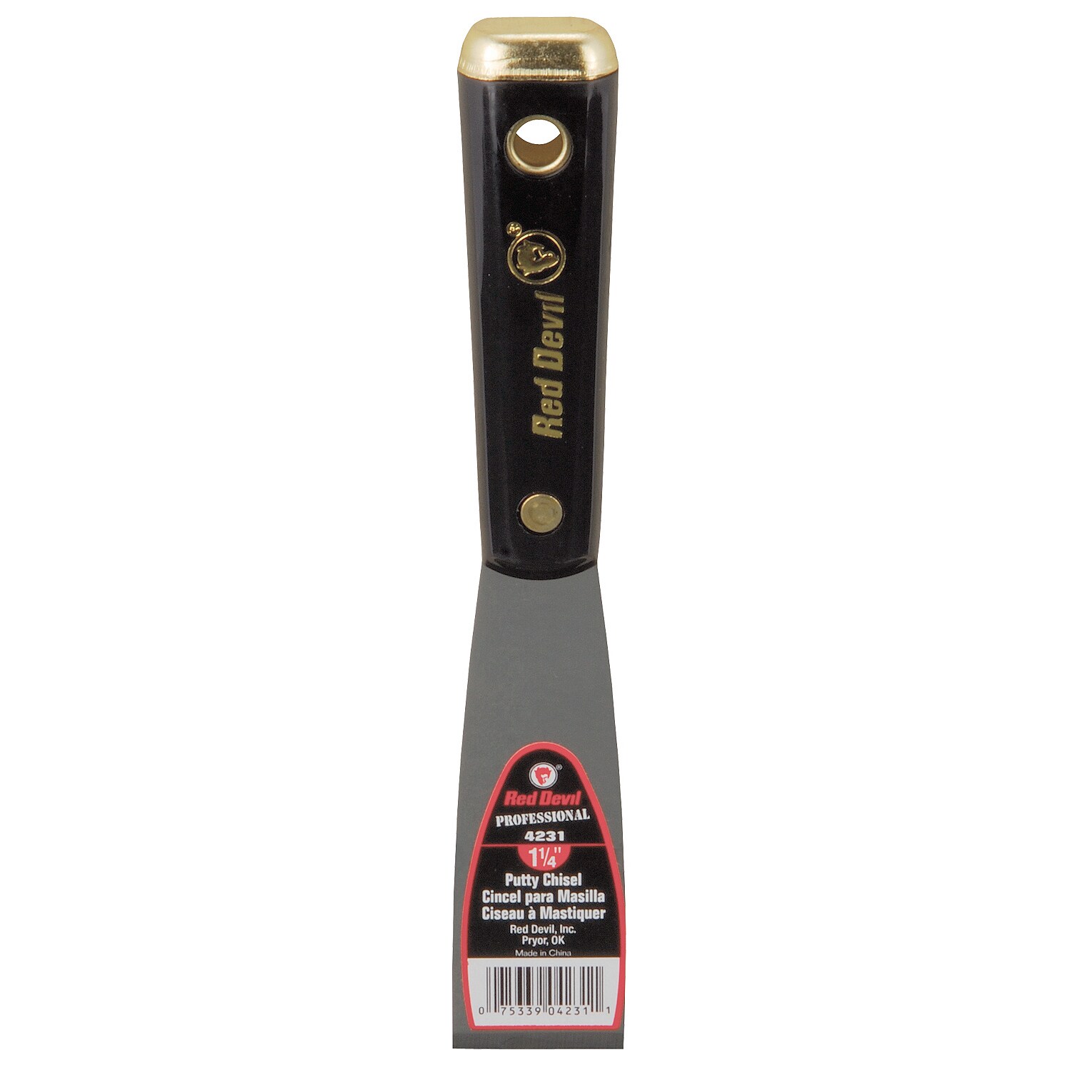 Red Devil 4231 11/4" Putty Knife Chisel Edge eBay