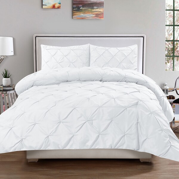 Duvet Covers What To Know Before You Com Luxury 3 Piece Pinch Pleat Duvet Cover Set