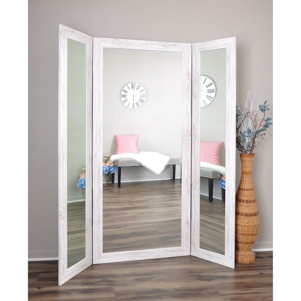 white dressing mirror