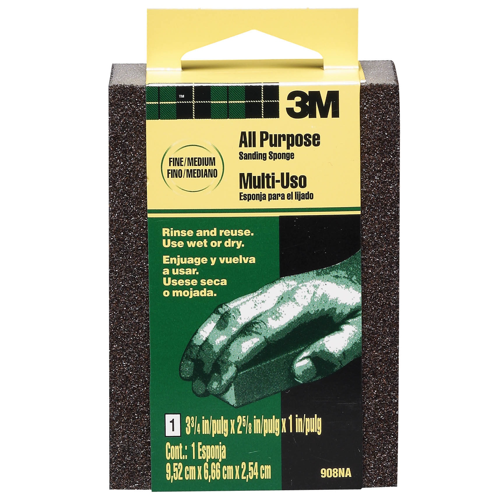 3M 908NA Fine Flexible Sanding Sponges 3M 908NA Fine Flexible Sanding Sponges