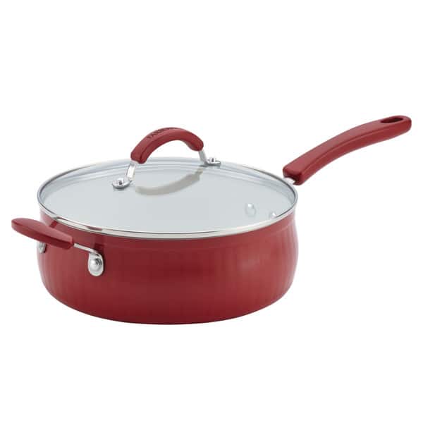 4 Qt Covered Nonstick Pan with Steamer