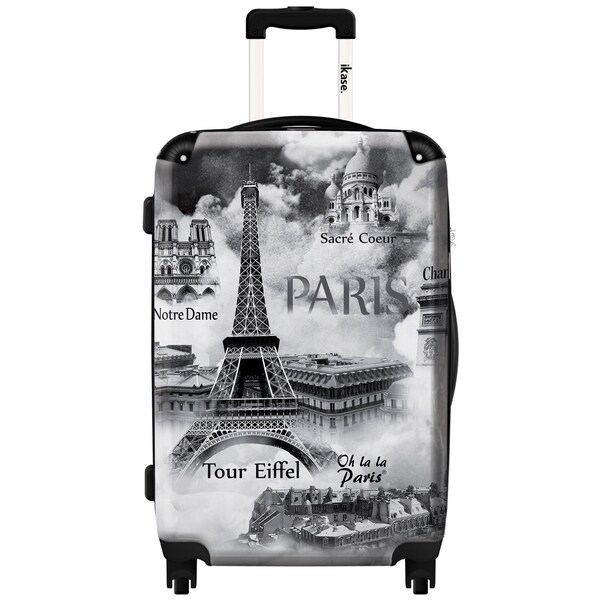 eiffel tower hard shell luggage