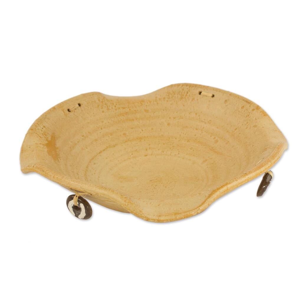 Handmade Ceramic 'Ashanti Honor' Centerpiece (Ghana)