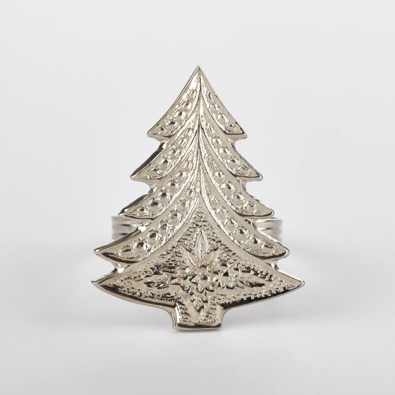 Christmas Tree Design Christmas Tree Napkin Ring (Set of 4)