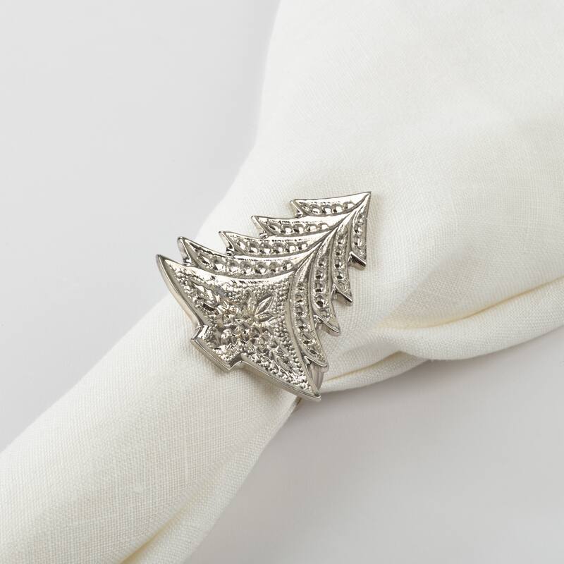 Christmas Tree Design Christmas Tree Napkin Ring (Set of 4)