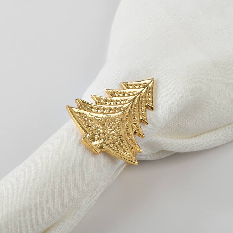 Christmas Tree Design Christmas Tree Napkin Ring (Set of 4)