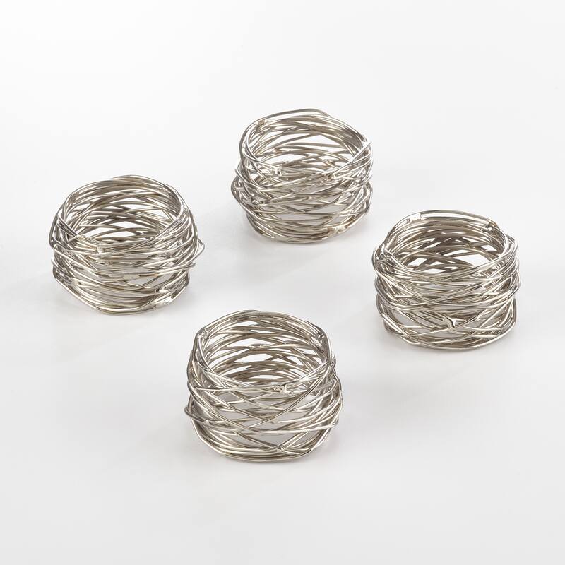 Metal Design Metal Design Napkin Ring (Set of 4)