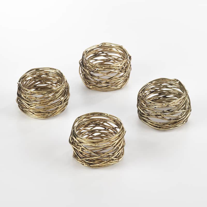 Metal Design Metal Design Napkin Ring (Set of 4)
