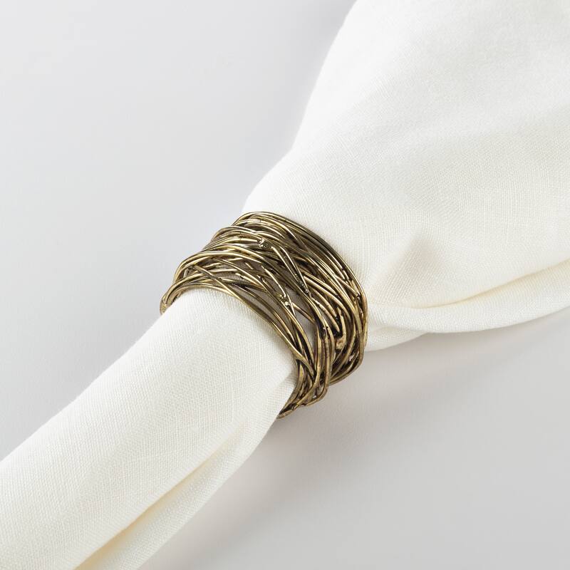 Metal Design Metal Design Napkin Ring (Set of 4)