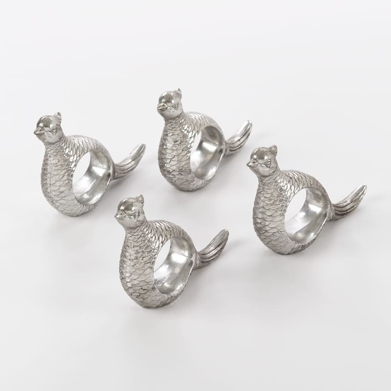 Quail Napkin Ring Pheasant Design Napkin Ring (Set of 4)