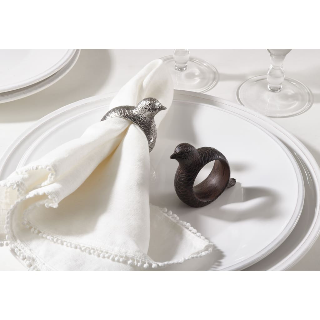 Quail Napkin Ring Quail Design Napkin Ring (Set of 4)