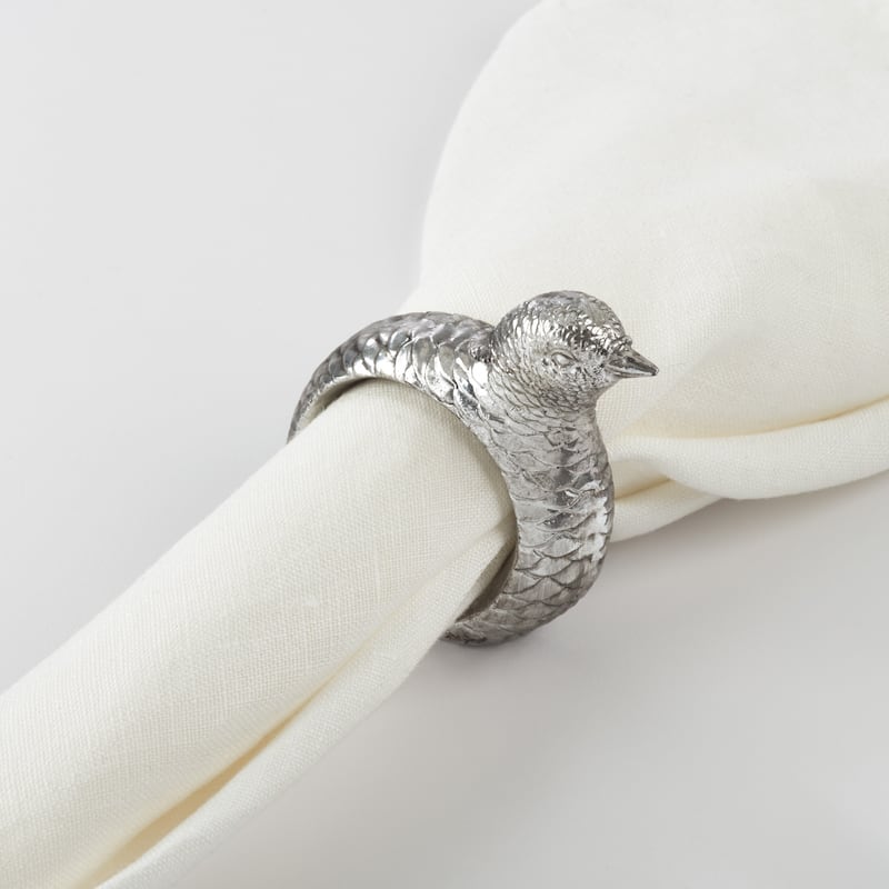 Quail Napkin Ring Quail Design Napkin Ring (Set of 4)