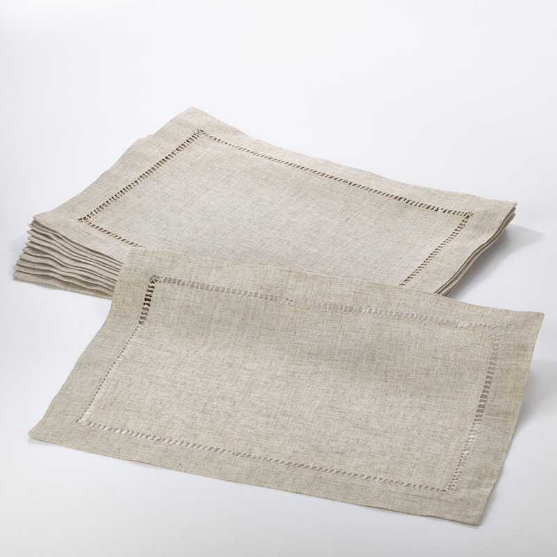 Toscana Collection Hemstitched Placemat (Set of 12)