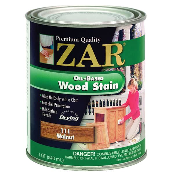 Zar 11112 1 Quart Walnut Zar Oil Based Wood Stain Bed Bath & Beyond