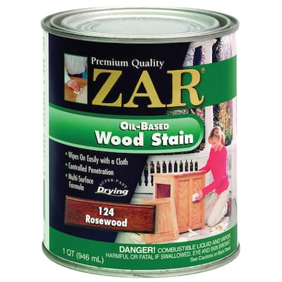 Zar 12412 1 Quart Rosewood Zar Oil Based Wood Stain