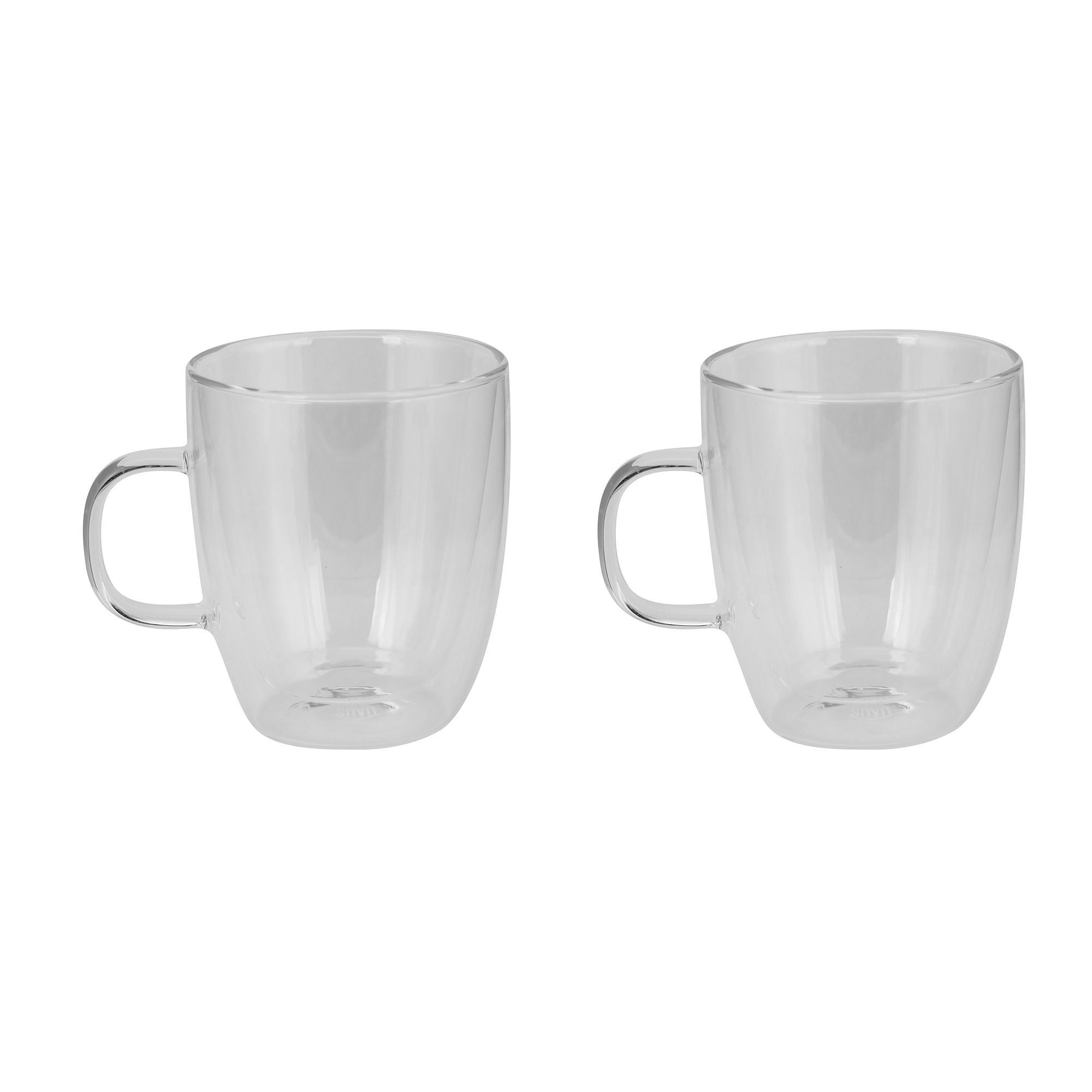 Haus 13-ounce Double Wall Glass Coffee Cups (Set of 2) - Bed Bath & Beyond  - 12426477