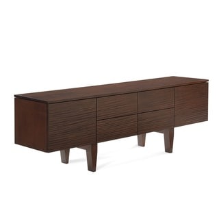 Saloom Waterfront Java Maple Wood 2-Door 4-Drawer Custom Buffet ...