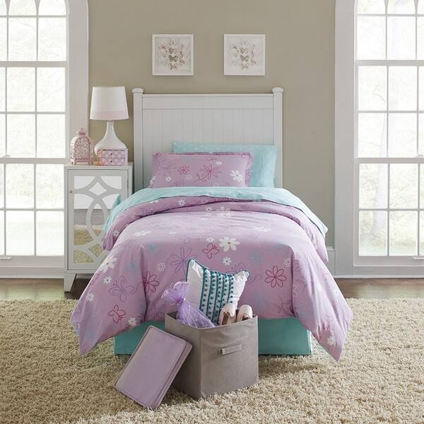 Shop Lullaby Bedding Butterfly Garden Cotton Printed 4 Piece