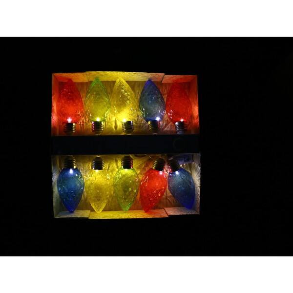 Shop Decorative Multicolor 10 Led Light Bulb String Lights Free