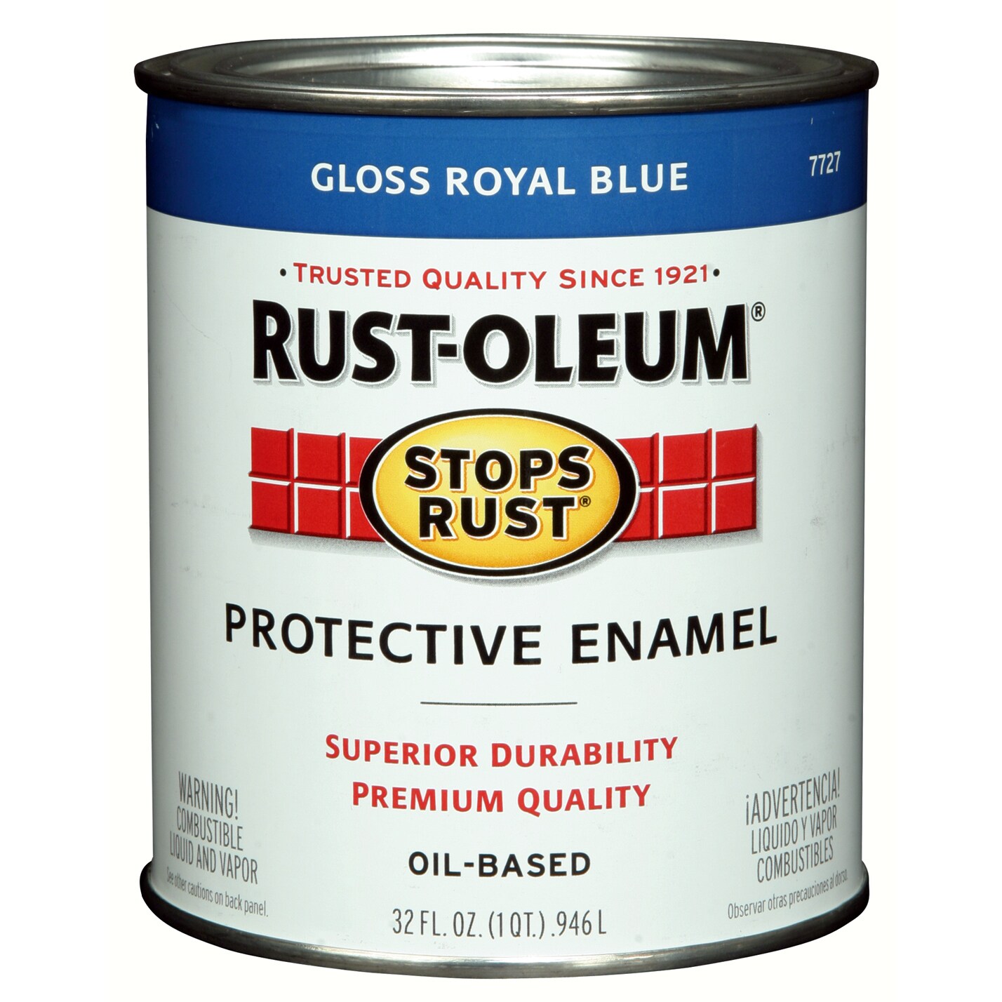Shop Rustoleum Stops Rust 7727502 1 Quart Royal Blue Protective Enamel