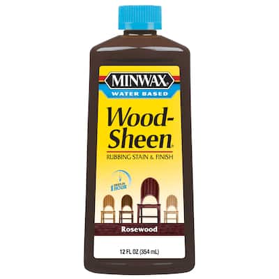 Minwax 30451 12 Oz Brazilian Rosewood Water Based WoodSheen Wood Stain - Brown