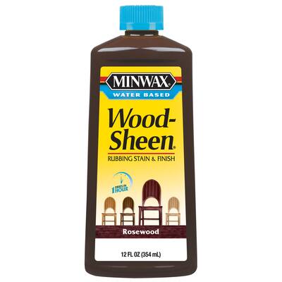 Minwax 30451 12 Oz Brazilian Rosewood Water Based WoodSheen Wood Stain - Brown