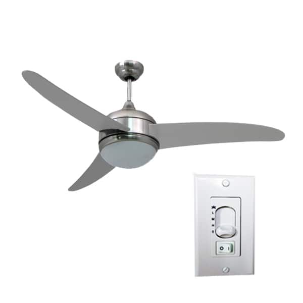 Shop Homeselects 2054 Contemporary Ceiling Fan Silver