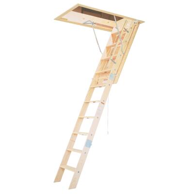 Werner WH2208 8' Wooden Attic Ladder