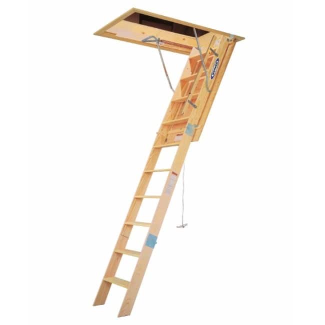 Werner WH2210 10' Wooden Attic Ladder