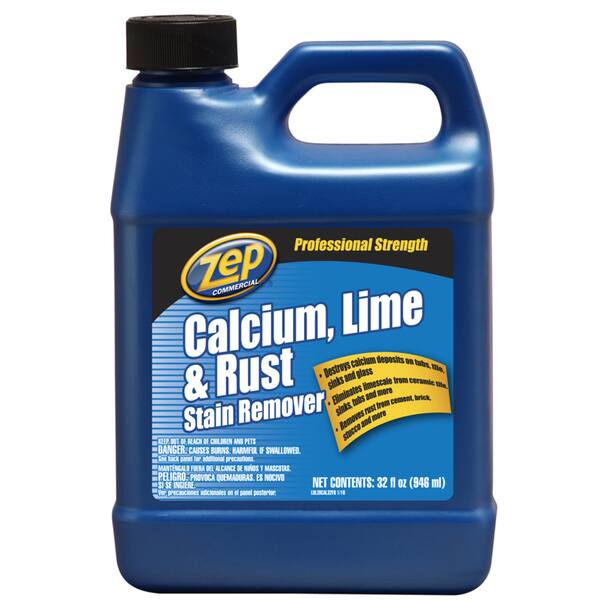 Zep Commercial ZUCAL32 32 Oz Zep Calcium Lime & Rust Remover Bed Bath